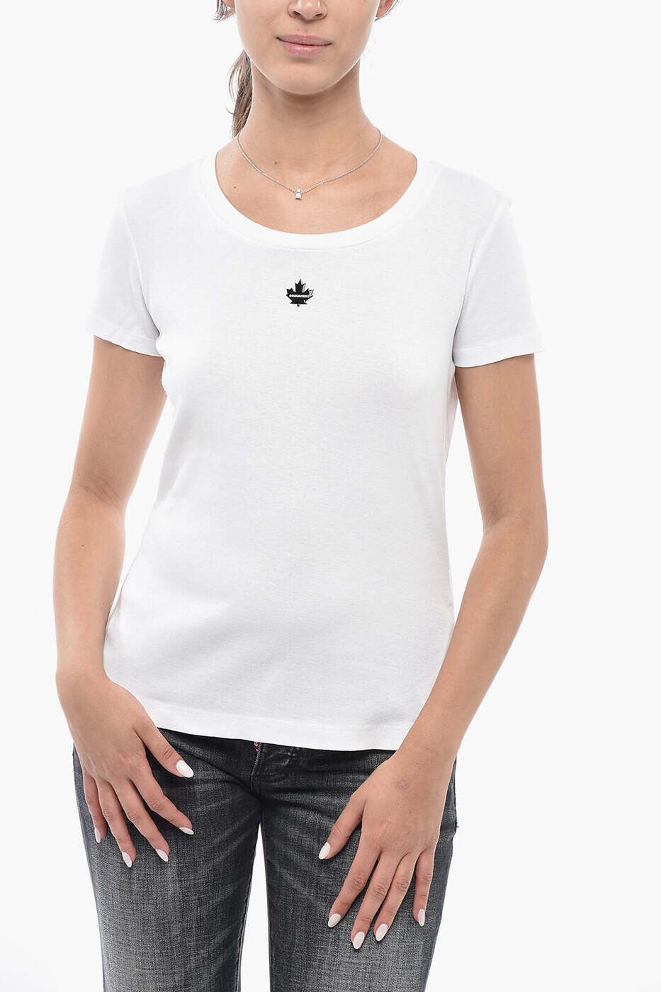 ディースクエアード DSQUARED2 ポロシャツ Tシャツ レディース ホワイト T-shirts and polo shirts S75GD0427S23010100 関税 送料無料 dk｜BRANDSHOP「il Tesoro」