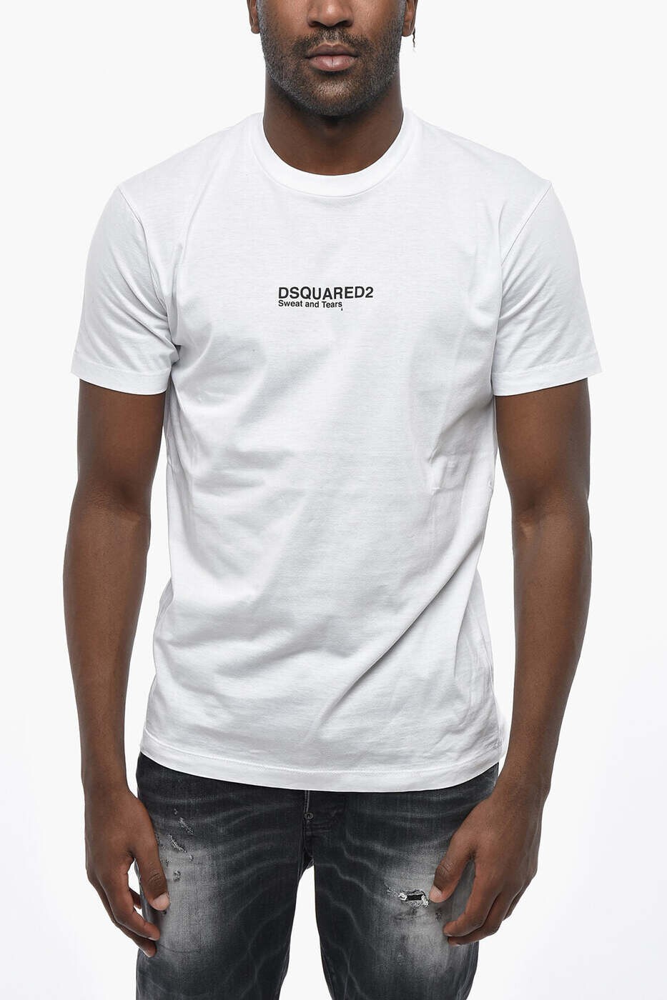 ディースクエアード DSQUARED2 Tシャツ メンズ ホワイト T-shirts S74GD0946S23009100 関税 送料無料 dk｜BRANDSHOP「il Tesoro」