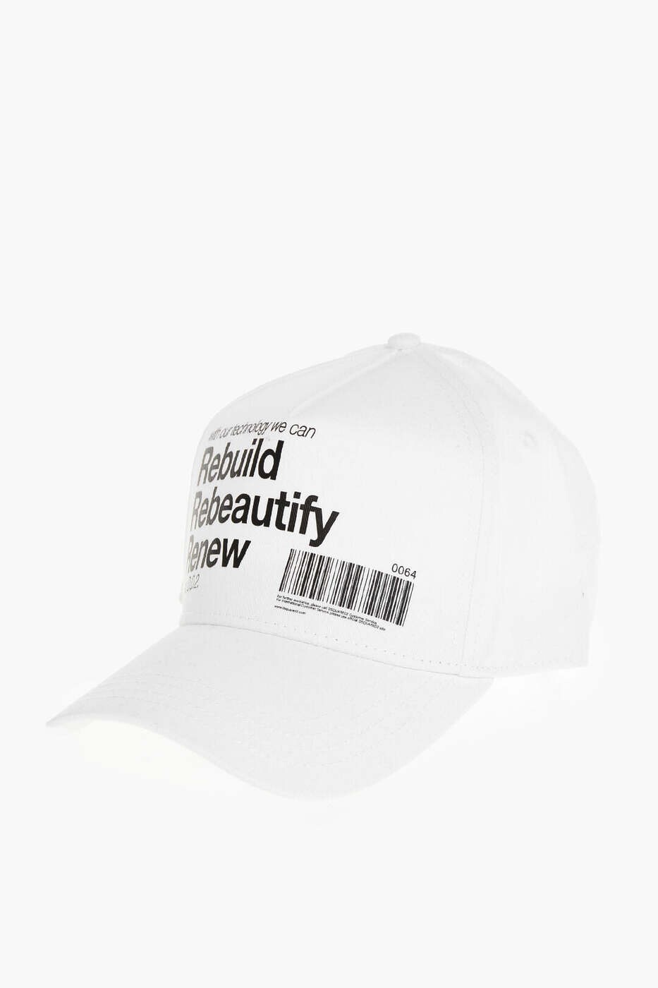 ディースクエアード DSQUARED2 ハット 帽子 メンズ ホワイト Hats S82BCM0860SJ05C000011062 関税 送料無料 dk｜BRANDSHOP「il Tesoro」