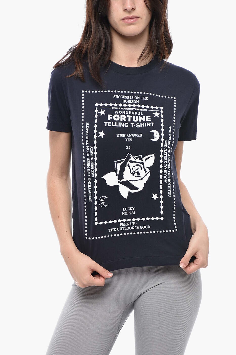 ステラ マッカートニー STELLA MCCARTNEY ポロシャツ Tシャツ レディース ブルー T-shirts and polo shirts 600422SOW154101 関税 送料無料 dk｜BRANDSHOP「il Tesoro」