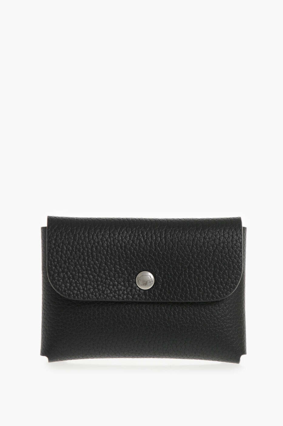 イルビゾンテ IL BISONTE カードホルダー 財布 レディース ブラック Wallets and Card Holders SCC072.PI0005.BK255/25 関税 送料無料 dk｜BRANDSHOP「il Tesoro」