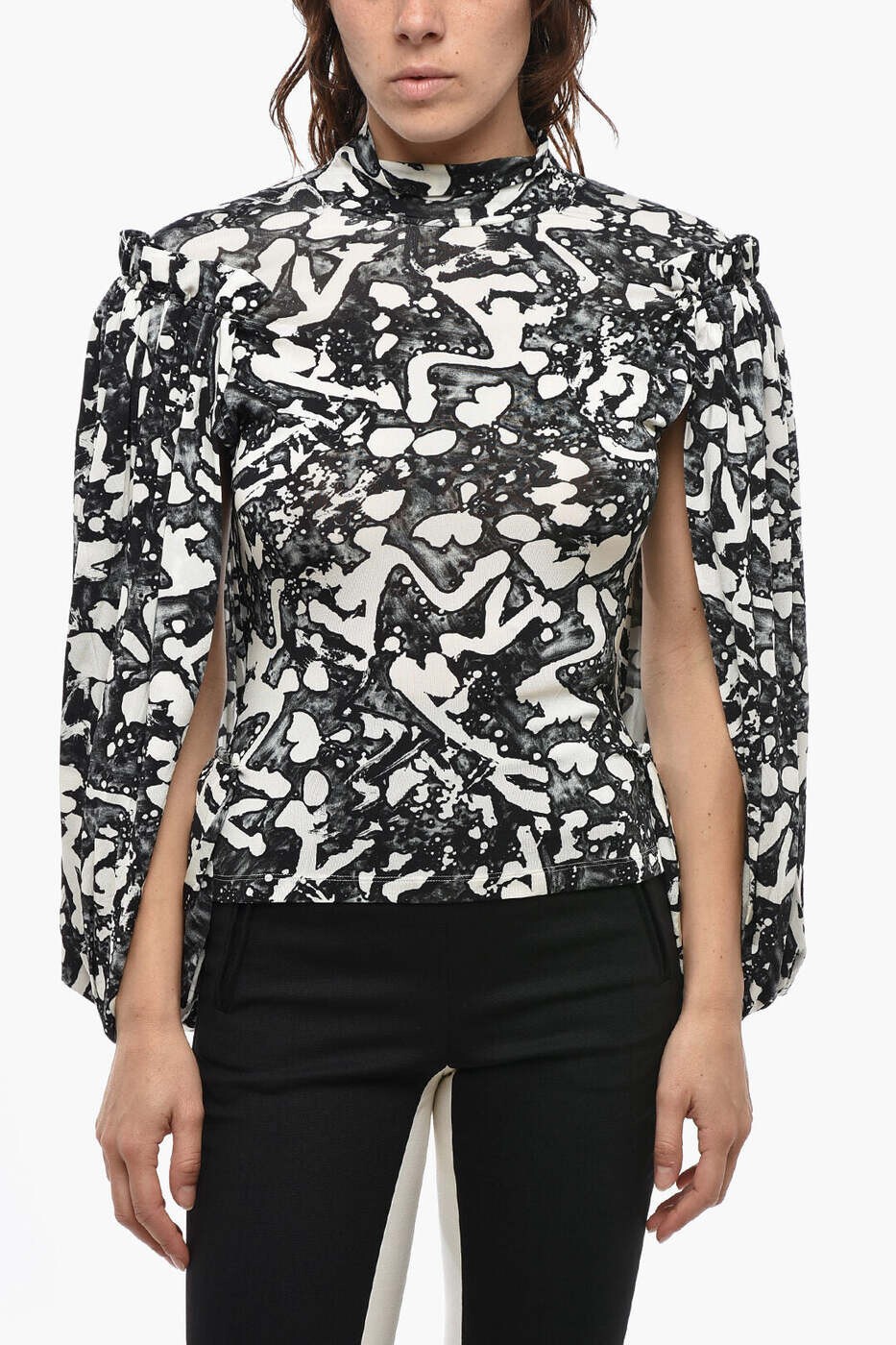 ステラ マッカートニー STELLA MCCARTNEY Tシャツ トップス レディース ブラック T-shirts and tops 6J00793SPW861065 関税 送料無料 dk|BRANDSHOP「il Tesoro」
