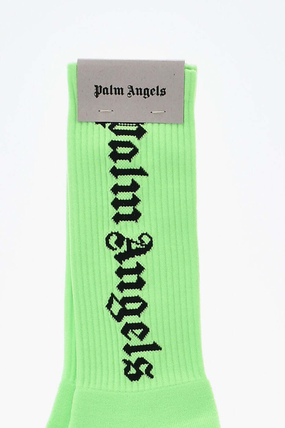 パーム エンジェルス PALM ANGELS 靴下 ソックス メンズ グリーン Socks PMRA001S24FAB0017010 関税 送料無料 dk|BRANDSHOP「il Tesoro」