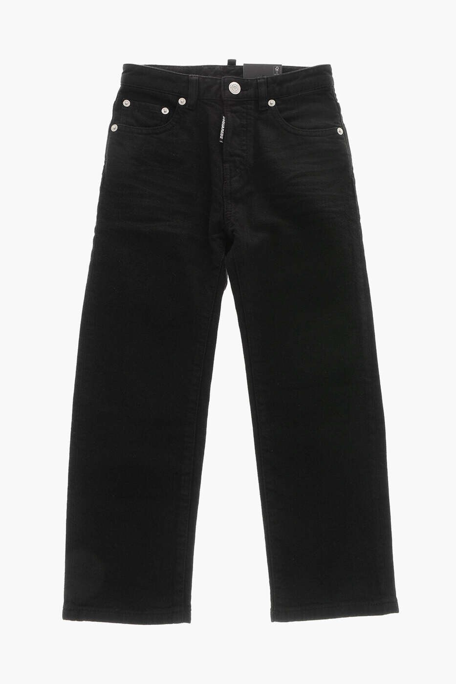 ディースクエアード DSQUARED2 レギュラーフィットジーンズ デニム ボーイズ ブラック Regular fit jeans DQ2637 D0A4E DQ900 関税 送料無料 dk｜BRANDSHOP「il Tesoro」