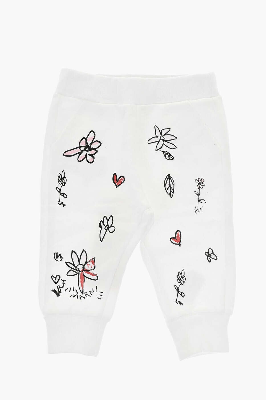 マルニ MARNI ズボン パンツ ガールズ ホワイト Trousers M01233 M00RE 0M110 関税 送料無料 dk｜BRANDSHOP「il Tesoro」