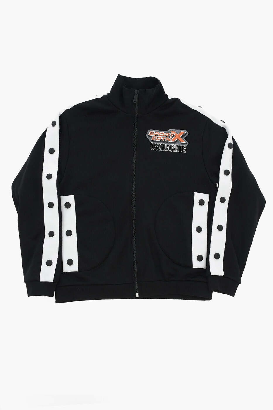 ディースクエアード DSQUARED2 クルーネックスウェットシャツ トレーナー ボーイズ ブラック Crew neck sweatshirts DQ2664 D003G DQ100 関税 送料無料 dk|BRANDSHOP「il Tesoro」