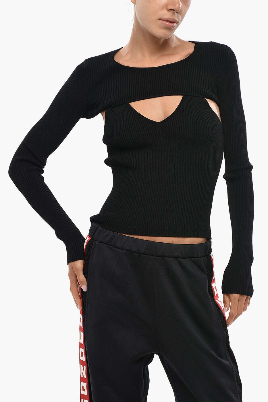 ディースクエアード DSQUARED2 Tシャツ トップス レディース ブラック T-shirts and tops S75HA1274D13035900 関税 送料無料 dk|BRANDSHOP「il Tesoro」