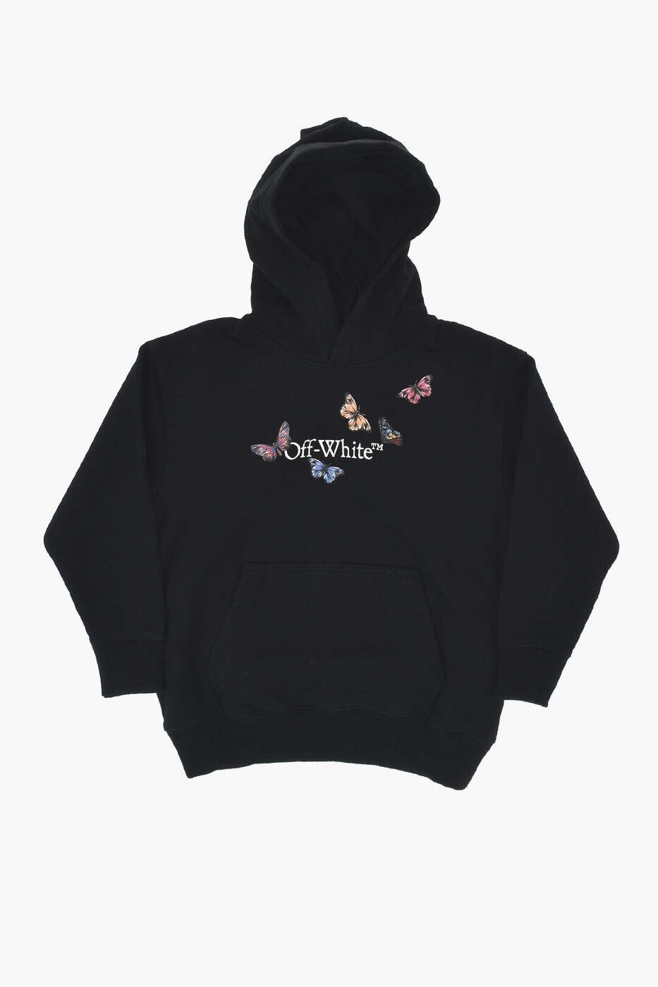 オフ ホワイト OFF-WHITE クルーネックスウェットシャツ トレーナー ガールズ ブラック Crew neck sweatshirts OGBB002S25FLE0011001 関税 送料無料 dk｜BRANDSHOP「il Tesoro」