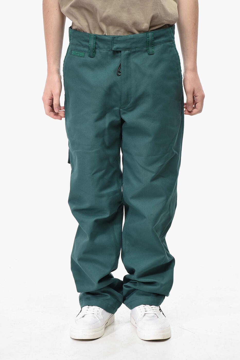 オフホワイト OFF WHITE ズボン パンツ メンズ グリーン Trousers OMCG023F20FAB0015700 関税 送料無料 dk|BRANDSHOP「il Tesoro」