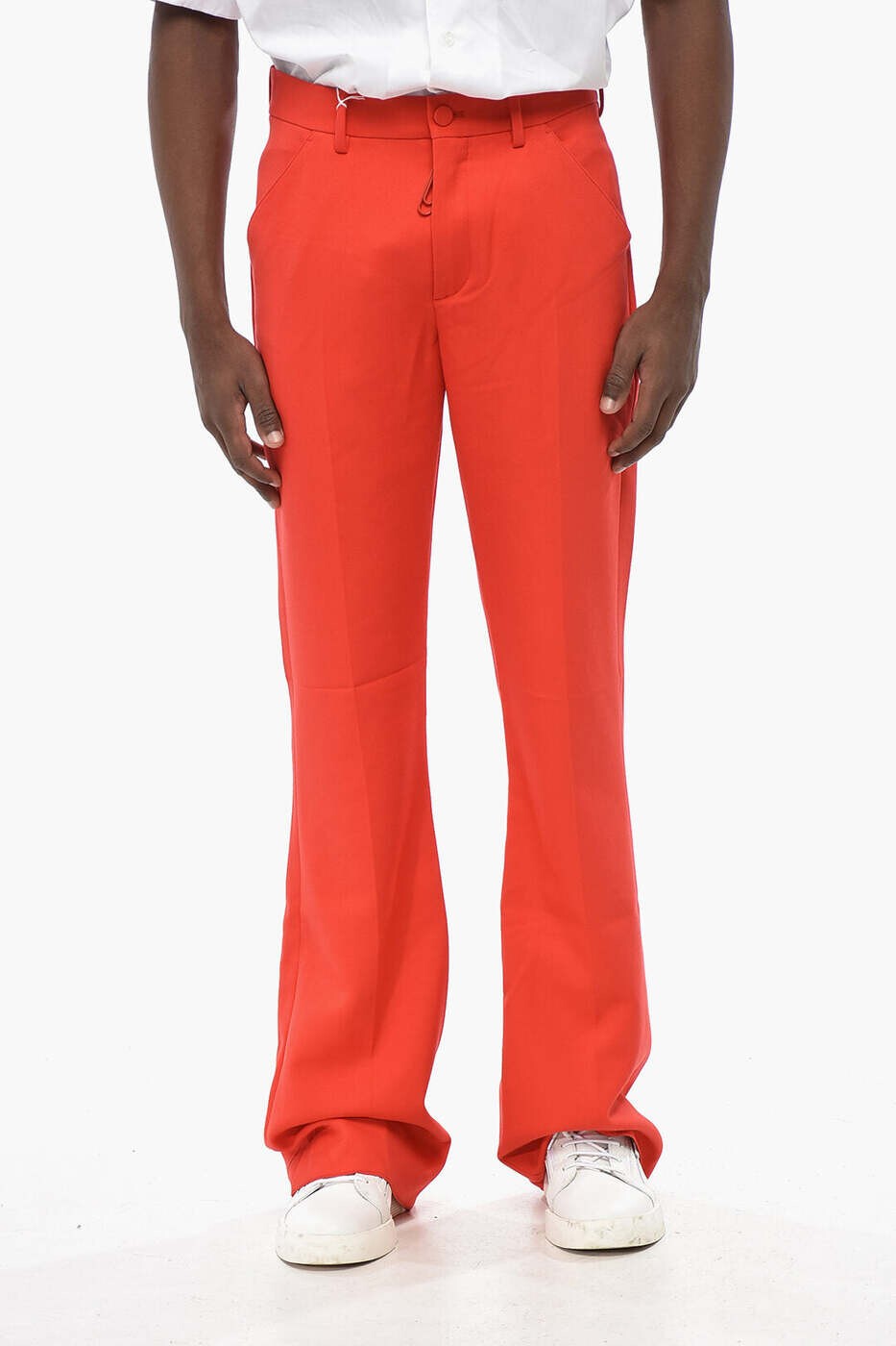 オフホワイト OFF WHITE ズボン パンツ メンズ レッド Trousers OMCG026S21FAB0022501 関税 送料無料 dk｜BRANDSHOP「il Tesoro」