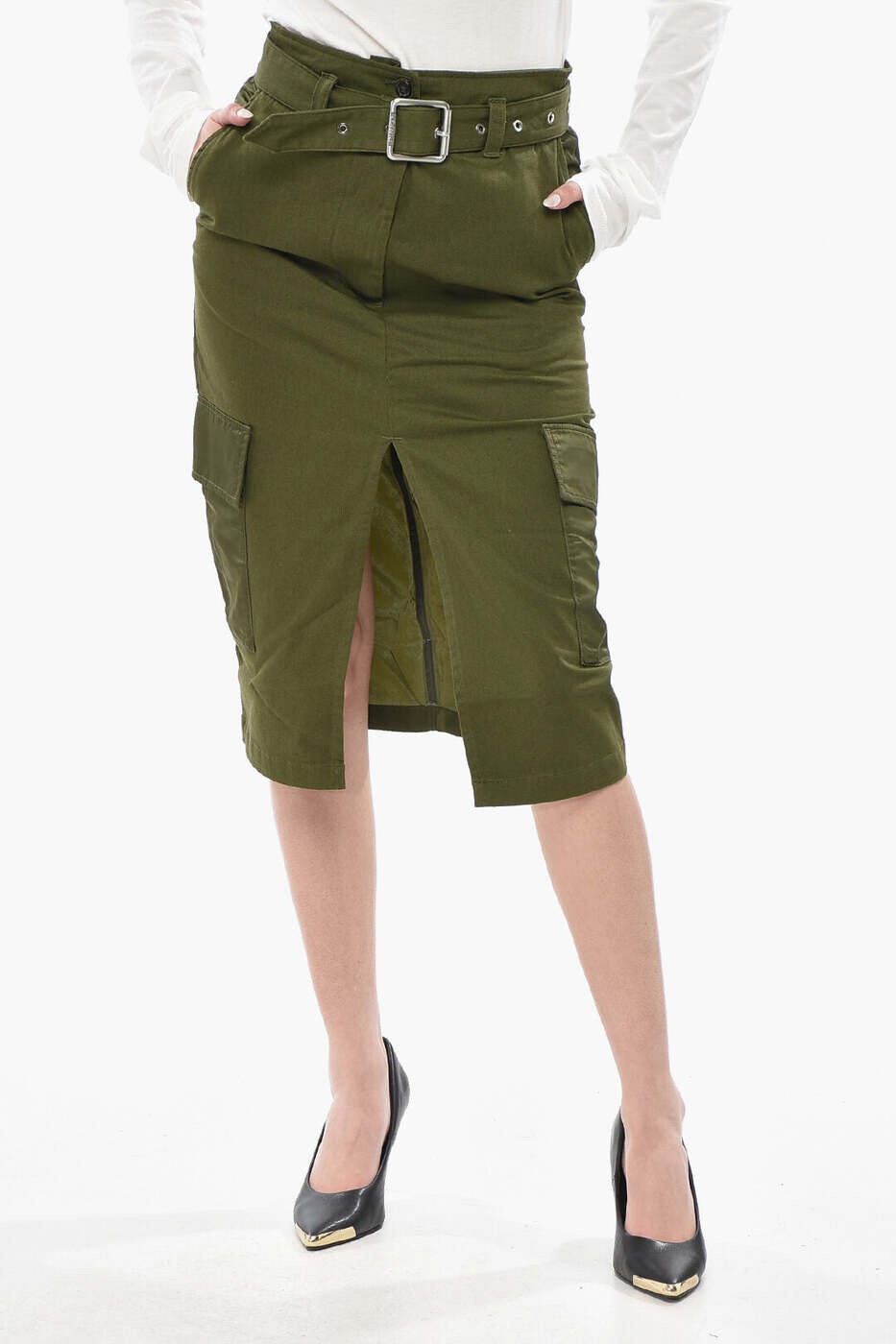 ピンコ PINKO スカート レディース グリーン Skirts 104660A2EG X22 関税 送料無料 dk|BRANDSHOP「il Tesoro」