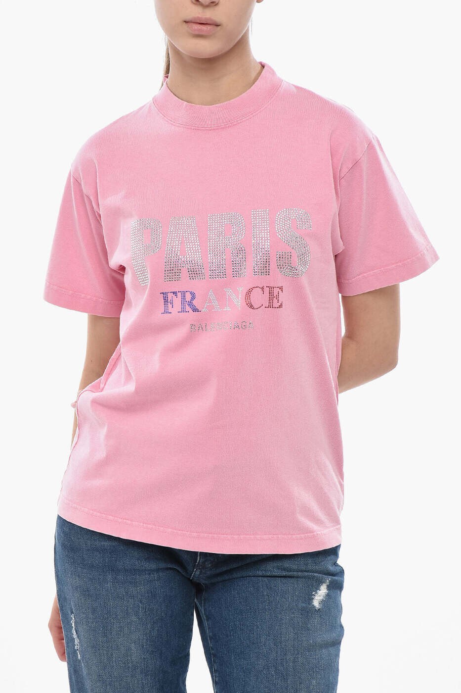 バレンシアガ BALENCIAGA ポロシャツ Tシャツ レディース ピンク T-shirts and polo shirts 809122TRVL59568 関税 送料無料 dk|BRANDSHOP「il Tesoro」