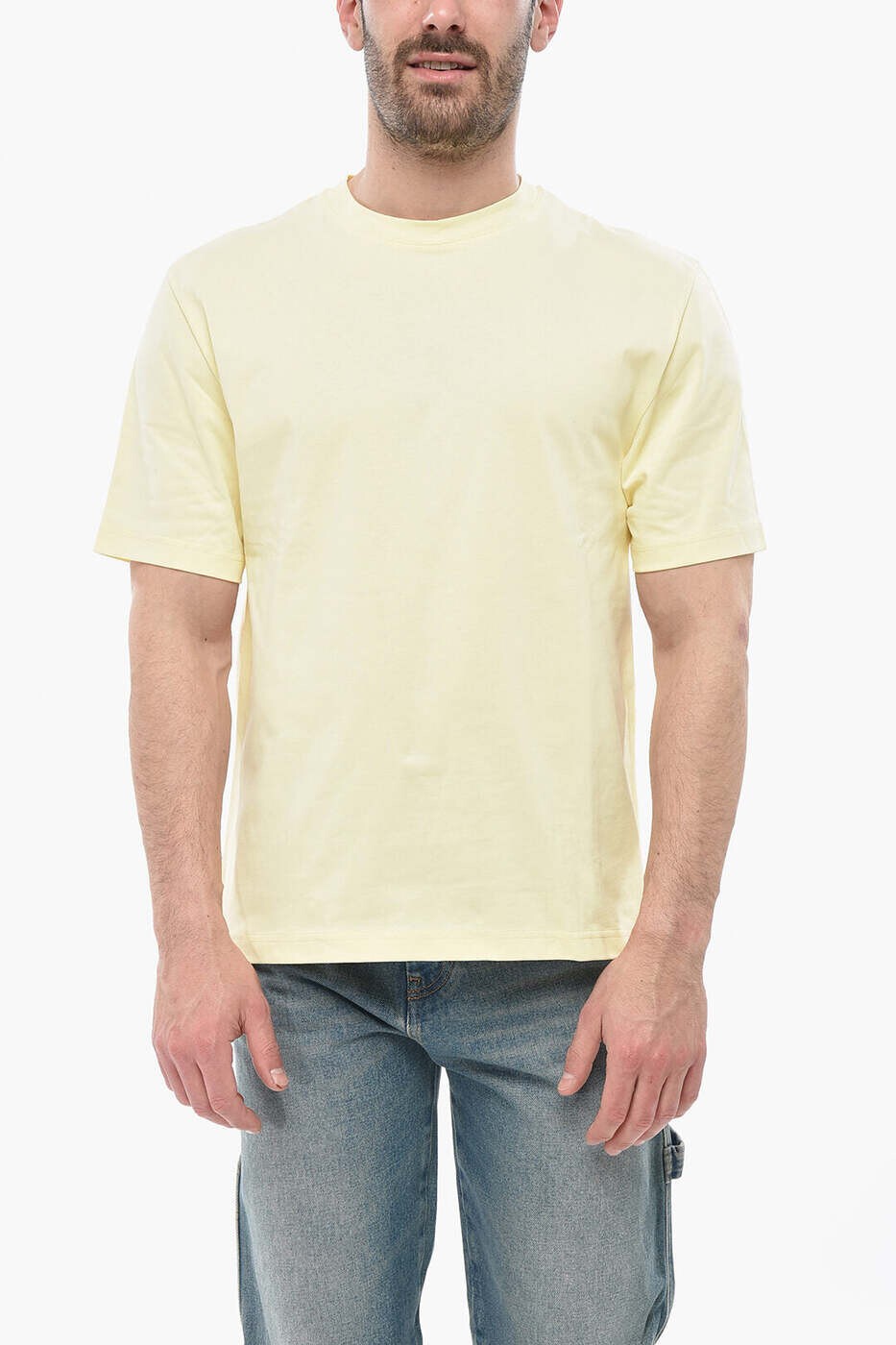 スタジオ ニコルソン STUDIO NICHOLSON Tシャツ メンズ イエロー T-shirts LAY SNM 1066 GRANITA 関税 送料無料 dk｜BRANDSHOP「il Tesoro」