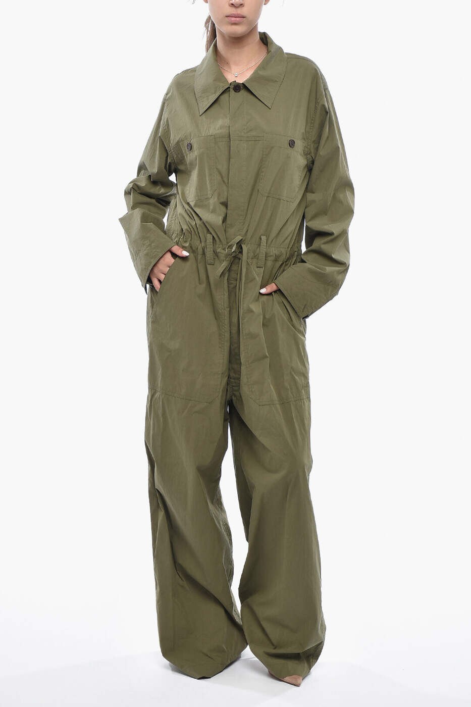 パロシュ PAROSH セットアップ オールインワン レディース グリーン Jumpsuits D790537 007 関税 送料無料 dk|BRANDSHOP「il Tesoro」