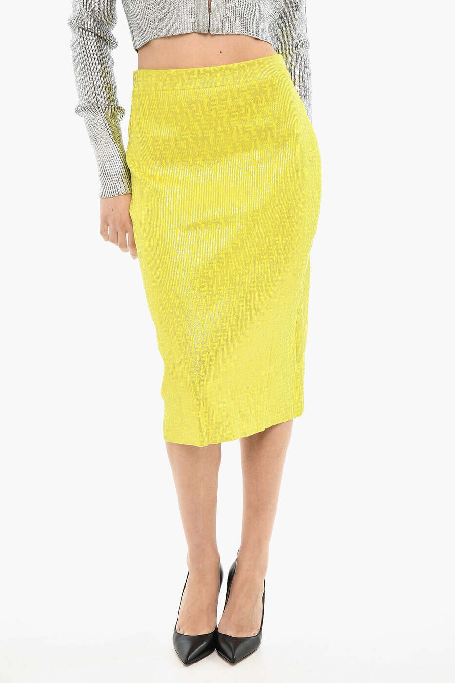 ディーゼル DIESEL スカート レディース イエロー Skirts A11147 0BLAL 5FY 関税 送料無料 dk｜BRANDSHOP「il Tesoro」 30,160円