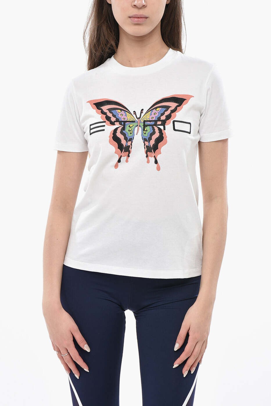 エトロ ETRO ポロシャツ Tシャツ レディース ホワイト T-shirts and polo shirts WRMA0006AK786W0111 関税 送料無料 dk｜BRANDSHOP「il Tesoro」