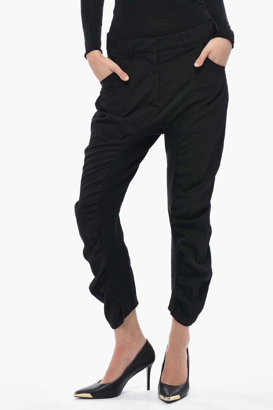 ステラ マッカートニー STELLA MCCARTNEY ズボン パンツ レディース ブラック Trousers WH1 466568 SIB50 1000 関税 送料無料 dk|BRANDSHOP「il Tesoro」