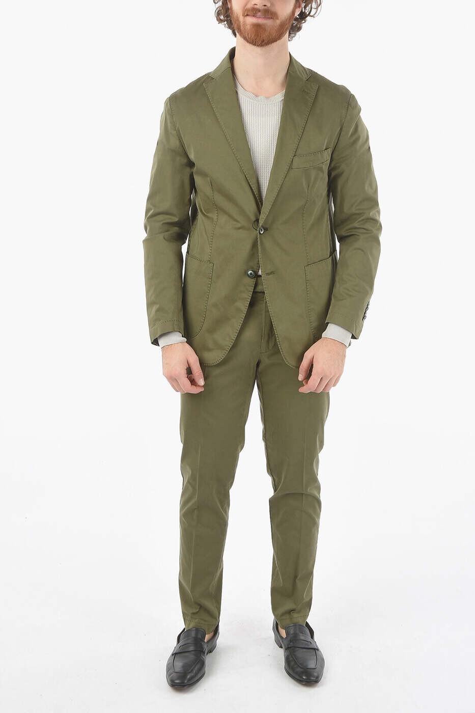 コルネリアーニ CORNELIANI フォーマル スーツ メンズ グリーン Formal Outfits 87NAZ2 1120155 050 関税 送料無料 dk｜BRANDSHOP「il Tesoro」