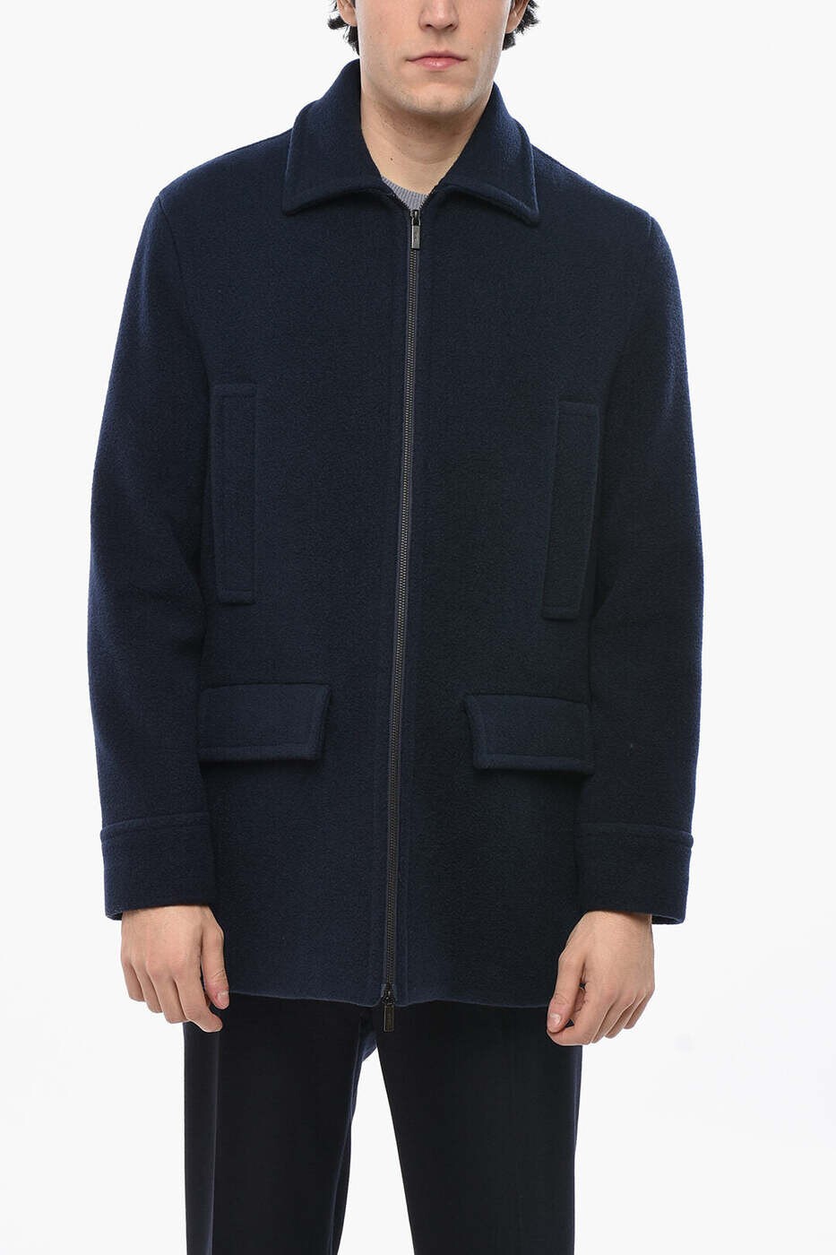 コルネリアーニ CORNELIANI トレンチ コート メンズ ブルー Coats and Trench 942AL9 9420182 001 関税 送料無料 dk｜BRANDSHOP「il Tesoro」