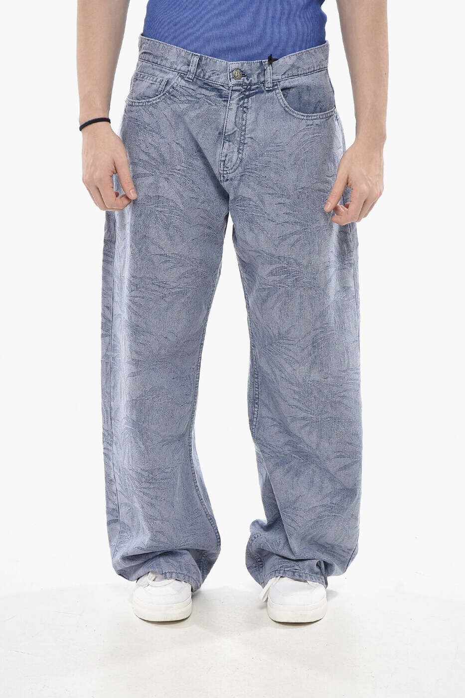 パーム エンジェルス PALM ANGELS ズボン パンツ メンズ ブルー Trousers PMYA041S25DEN0024040 関税 送料無料 dk|BRANDSHOP「il Tesoro」