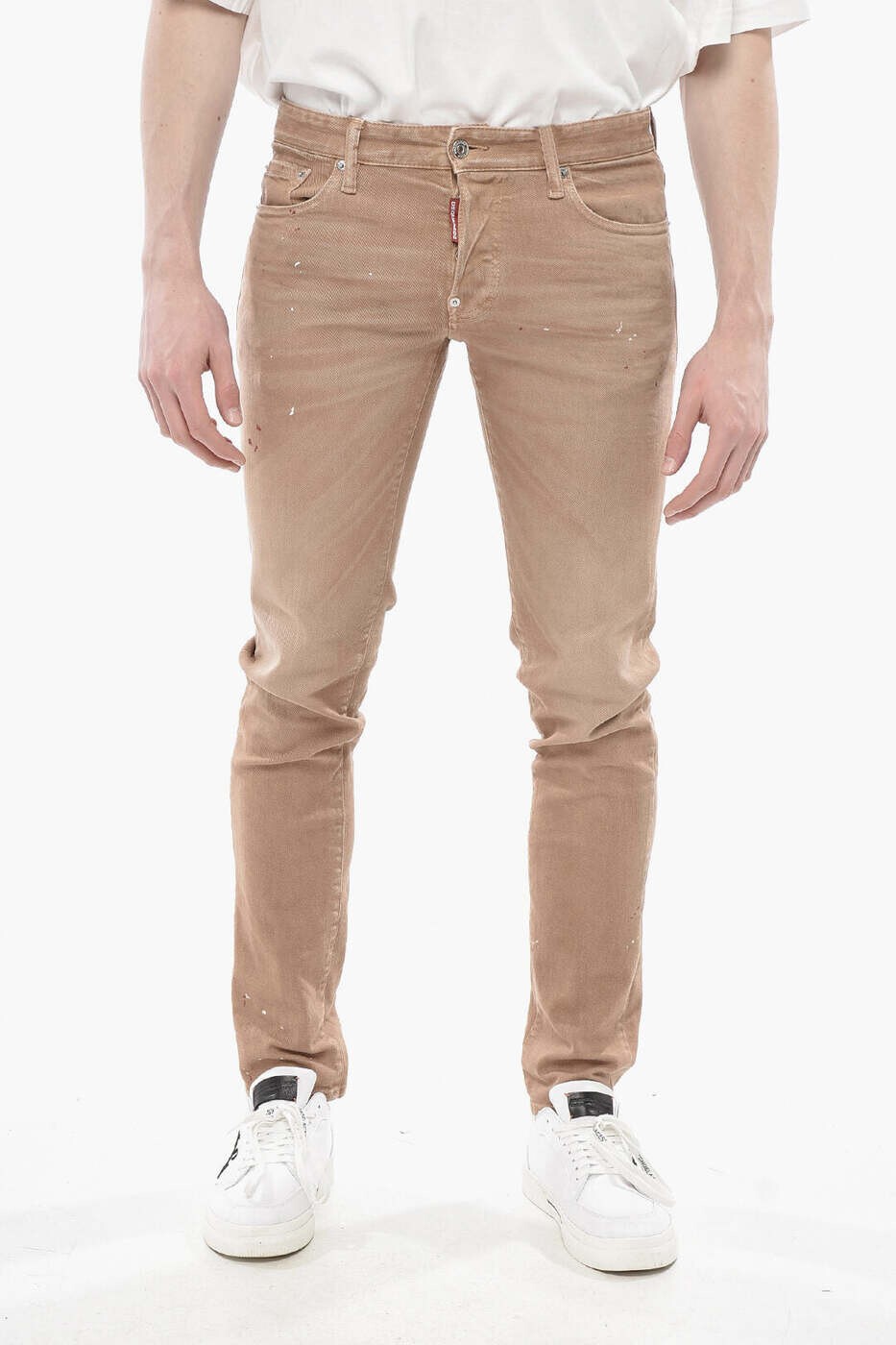 ディースクエアード DSQUARED2 ズボン パンツ メンズ ベージュ Trousers S74LB1355 S30733 124 関税 送料無料 dk｜BRANDSHOP「il Tesoro」