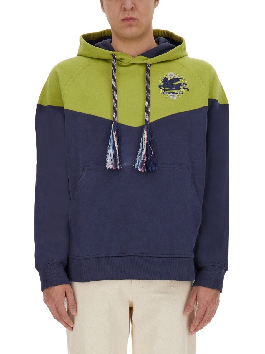 エトロ ETRO トレイナー 調教師 メンズ 緑であること Sweatshirts 313392 関税 貨物輸送無料 2024SS el