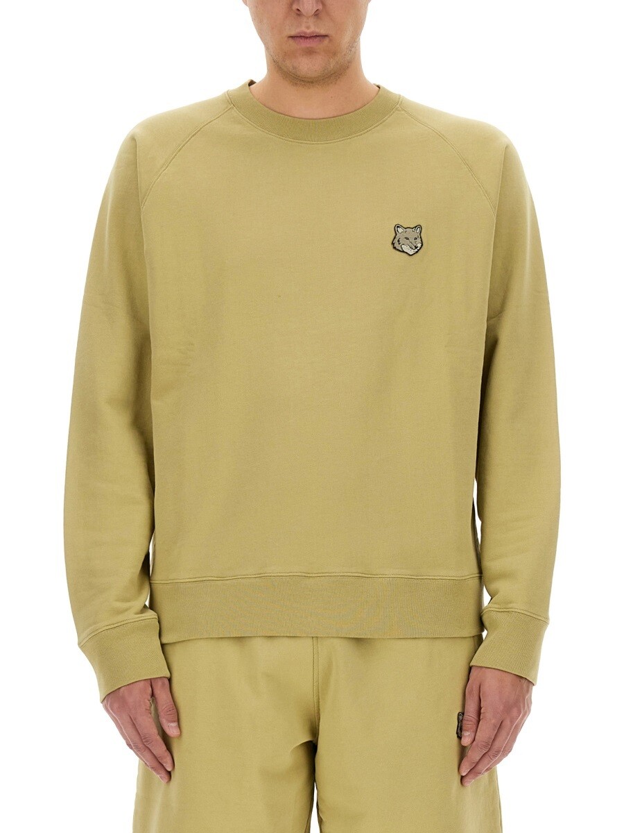 棲み家 狐狸 MAISON KITSUNE トレーナー 調教師 メンズ ベージュ Sweatshirts 311238 関税 貨物輸送無料 2024SS el