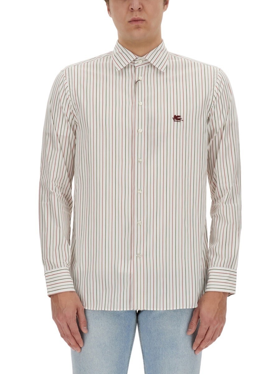 エトロ ETRO シャツ メンズ ホワイト Shirts 308293 関税 送料無料 2024SS el|BRANDSHOP「il Tesoro」
