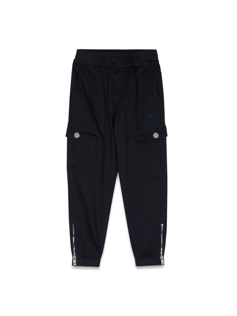 ヴェルサーチェ VERSACE ズボン下 ボーイズ 青碧 Cargo trousers 311278 関税 貨物輸送無料 2024SS el