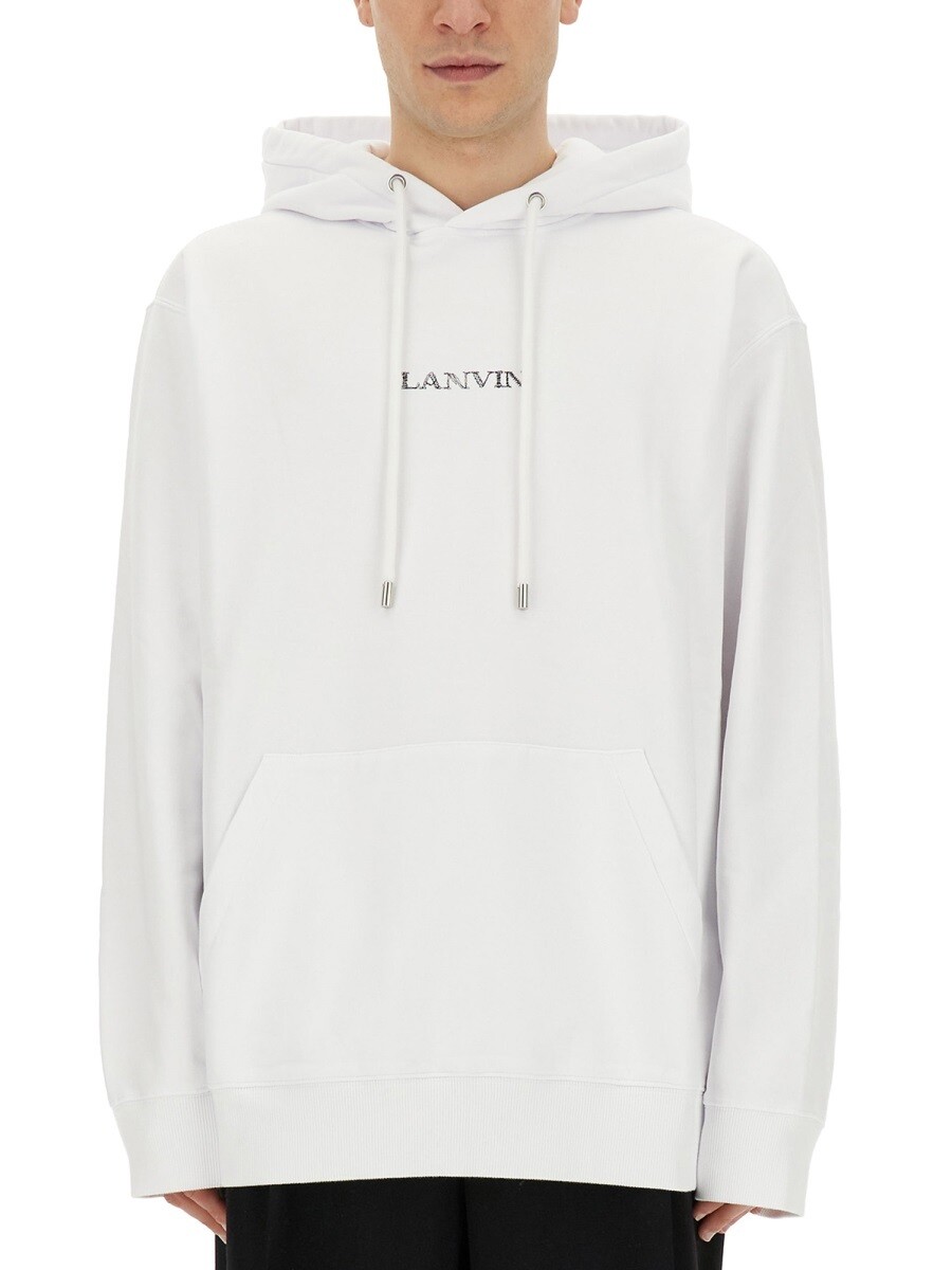 ランバン LANVIN トレイナー 調教師 メンズ 白いこと Sweatshirts 311742 関税 貨物輸送無料 2024SS el