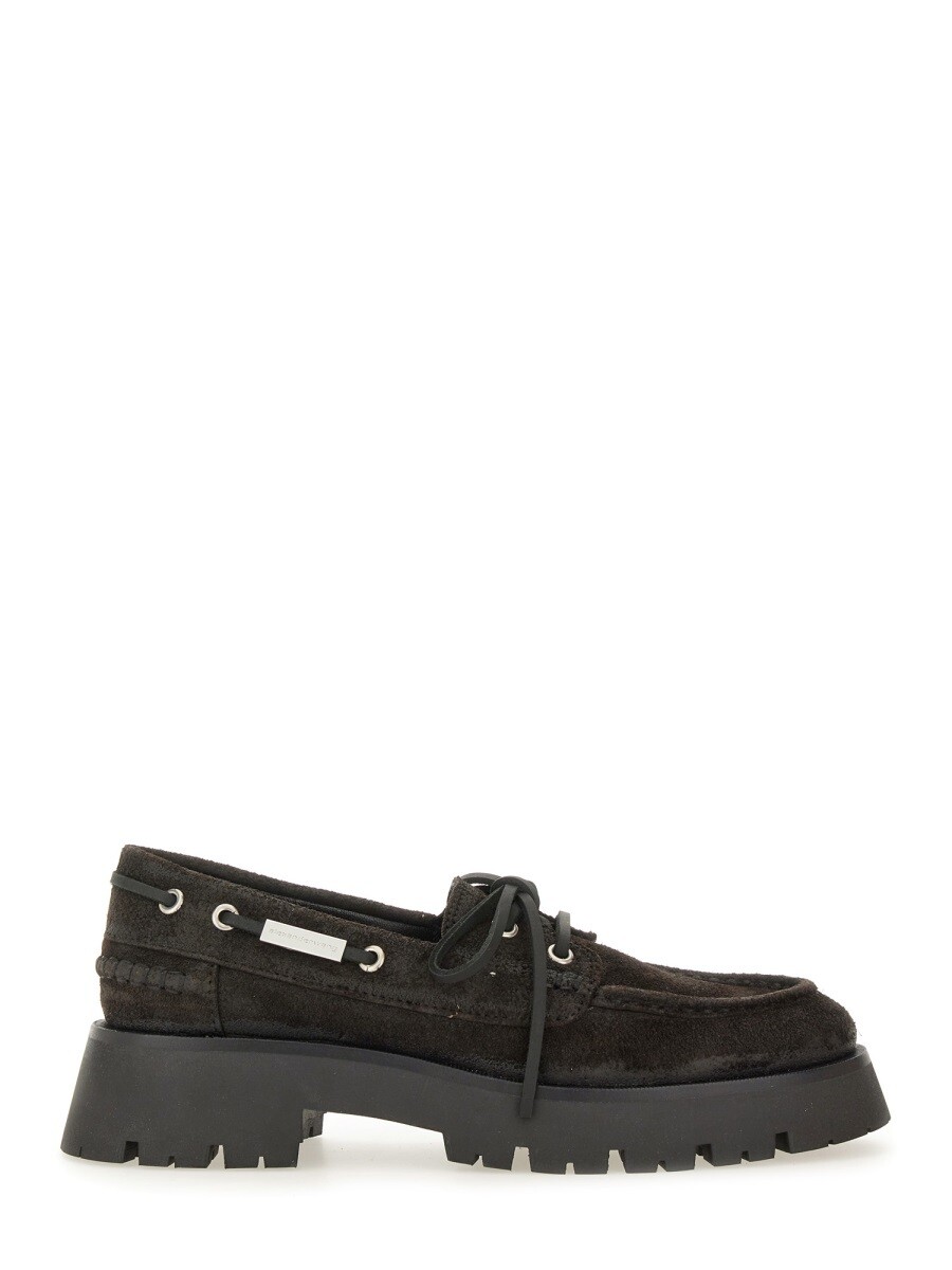 アレキサンダーワン ALEXANDER WANG 置き目毛革 レディース 赤銅色 Loafers 370706 関税 貨物輸送無料 2025AW el