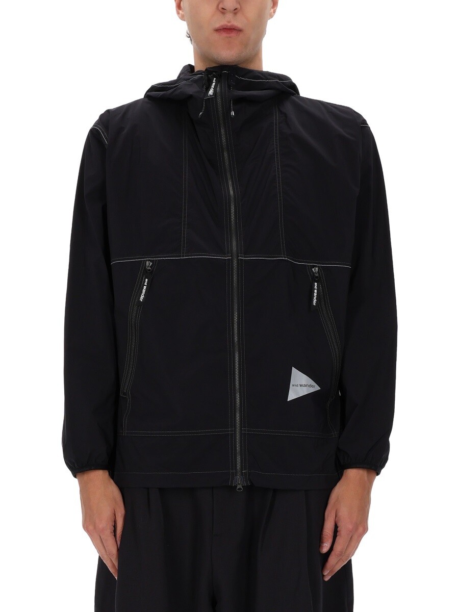 アンドワンダー AND WANDER 上衣 メンズ 黒いこと Jackets 371211 関税 貨物輸送無料 2025AW el