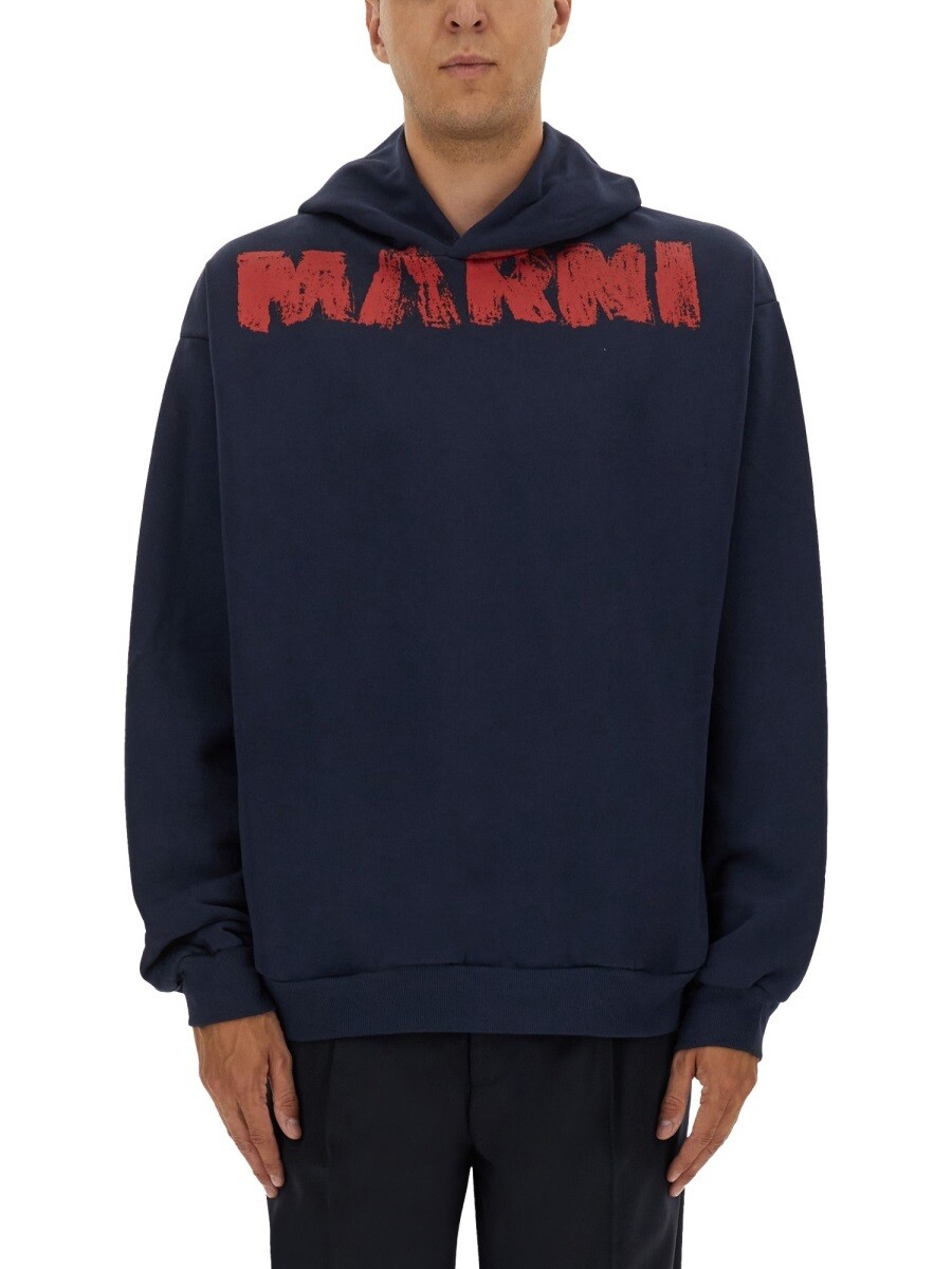 マルニ MARNI トレイナー 調教師 メンズ 青碧 Sweatshirts 371798 関税 貨物輸送無料 2025AW el