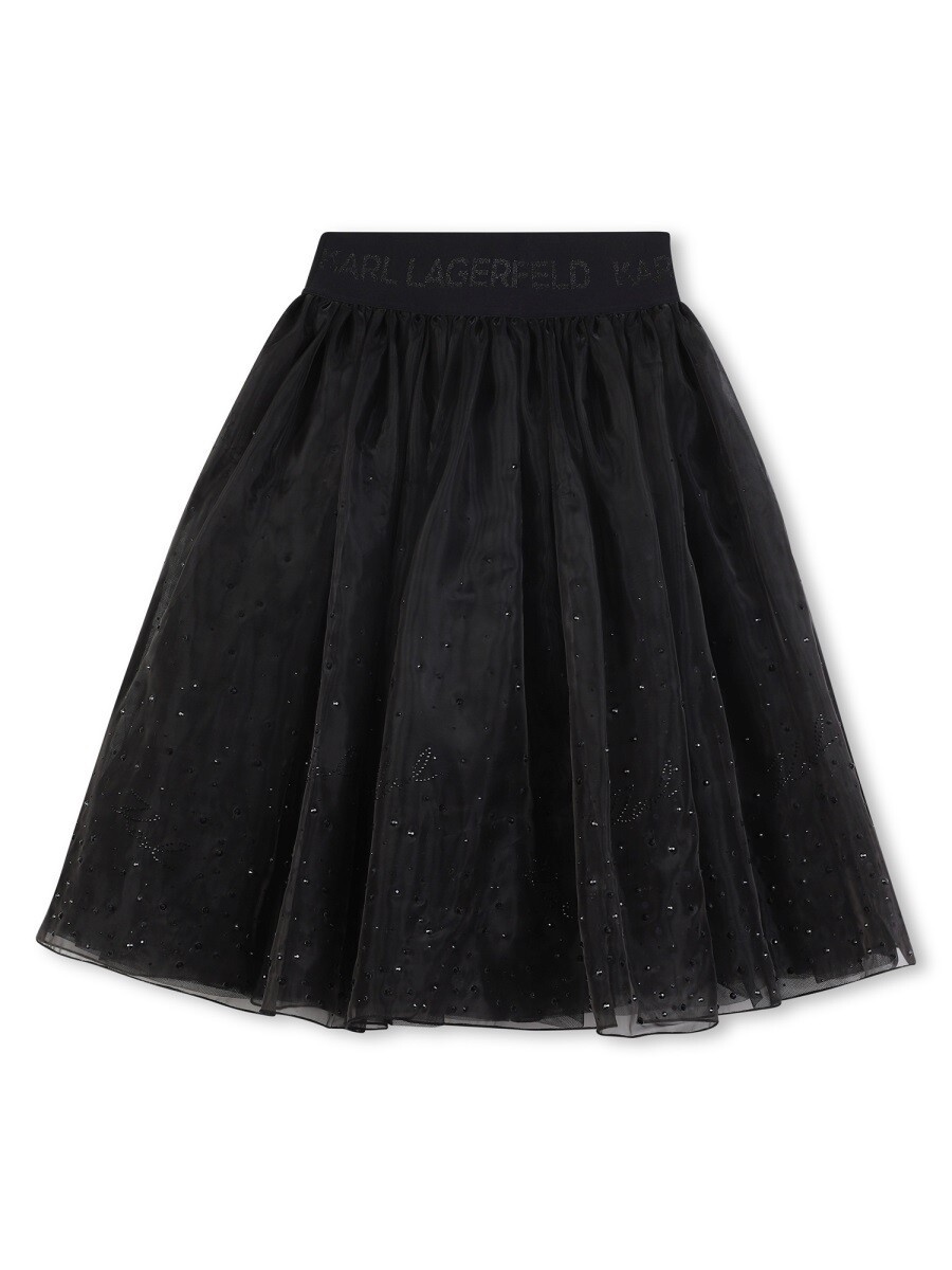 長い巻き毛 ラガーフェルド KARL LAGERFELD ミニ御徒面子 スコート ガールズ 黒いこと Mini-skirts 372022 関税 貨物輸送無料 2025AW el