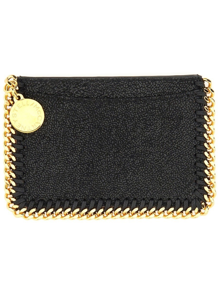 中心柱 ポールマッカートニー STELLA MCCARTNEY 歌留多保持者 紙入れ レディース 黒いこと Wallets and Card Holders 370384 関税 貨物輸送無料 2025AW el