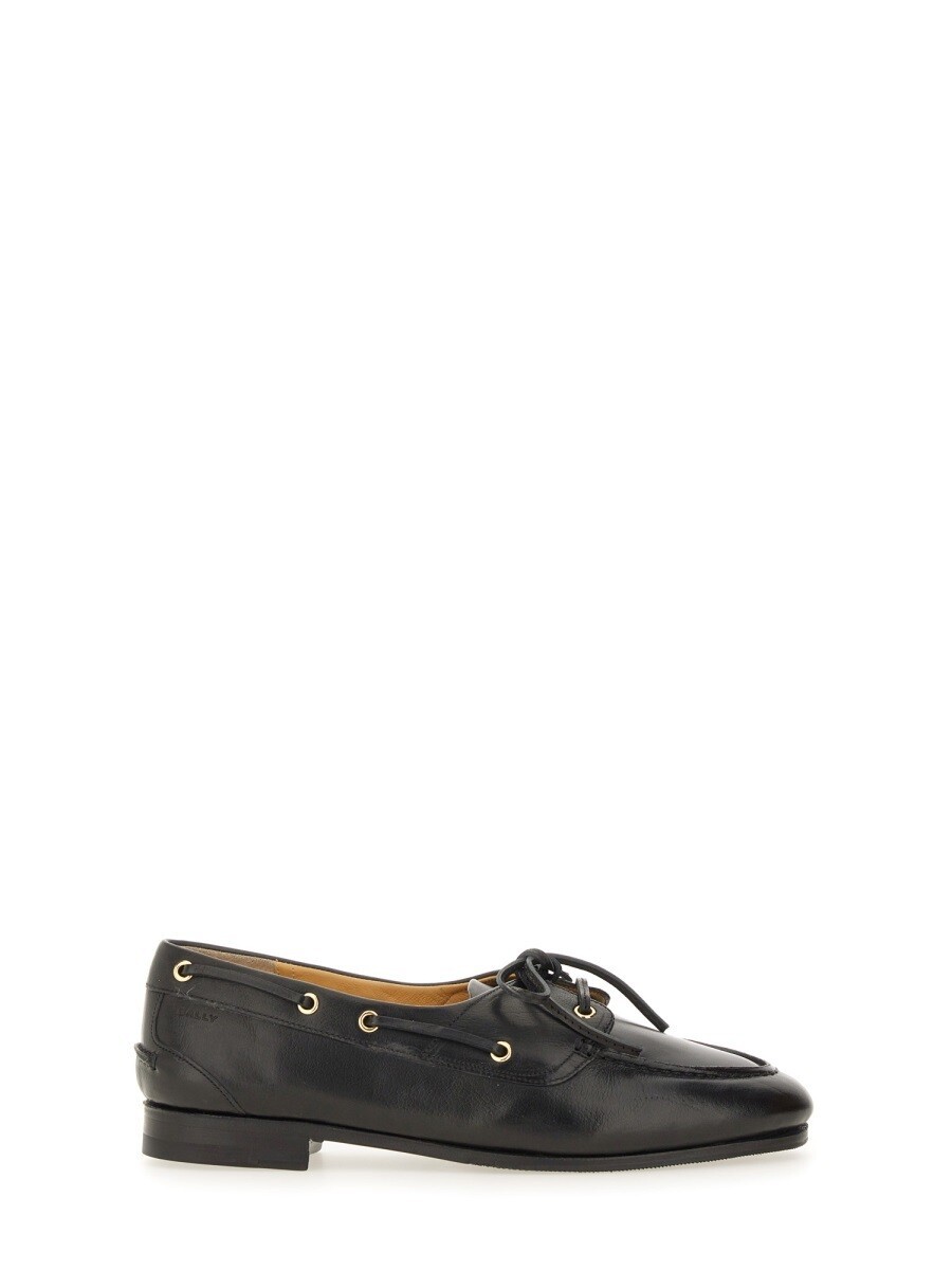 バリー BALLY 置き目毛革 レディース 黒いこと Loafers 371085 関税 貨物輸送無料 2025AW el