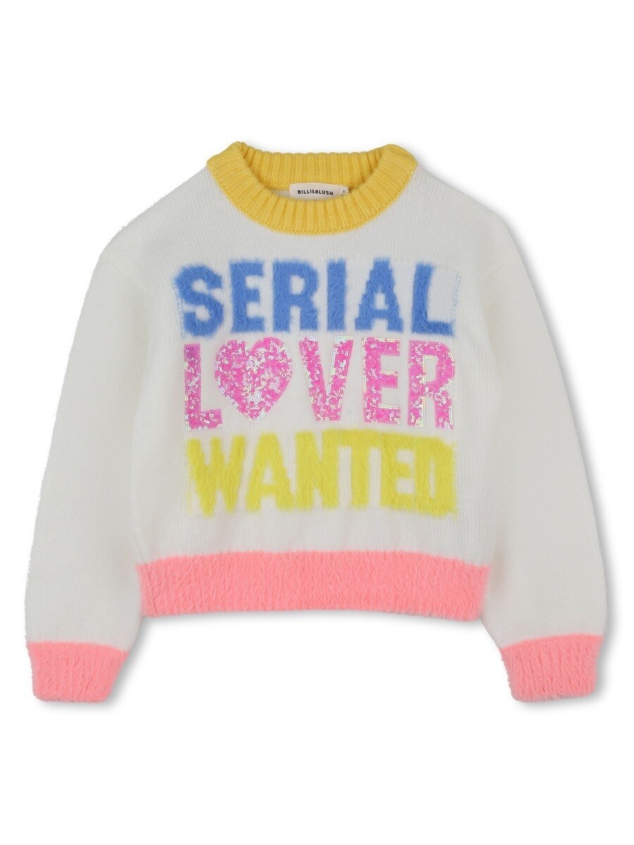 ビリー毛はらい BILLIEBLUSH クルーネックスウェットシャツ 調教師 ガールズ ベージュ Crew neck sweatshirts 371900 関税 貨物輸送無料 2025AW el