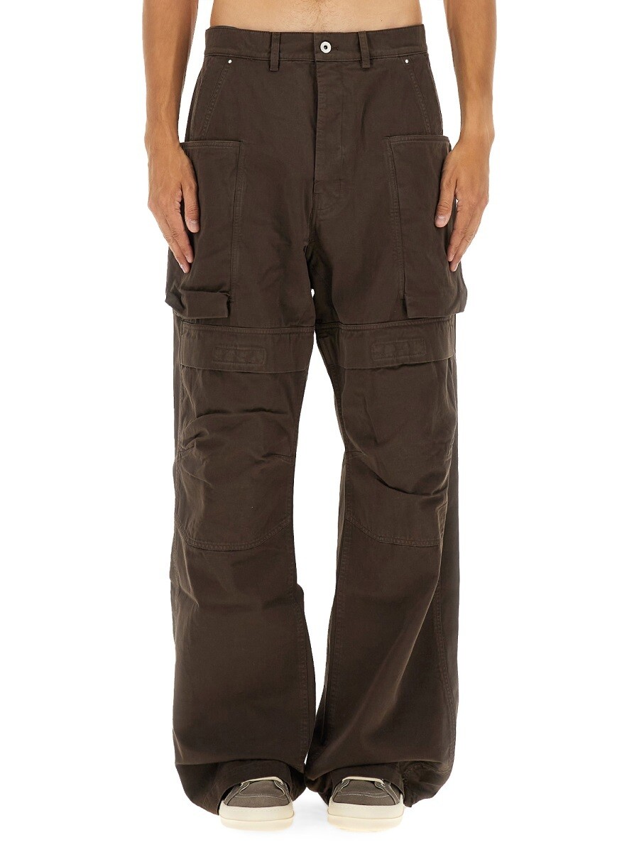 リック・オウエンス・ダークシャドウ RICK OWENS DRKSHDW ズボン パンツ メンズ ブラウン Trousers 370354 関税 送料無料 2025AW el｜BRANDSHOP「il Tesoro」