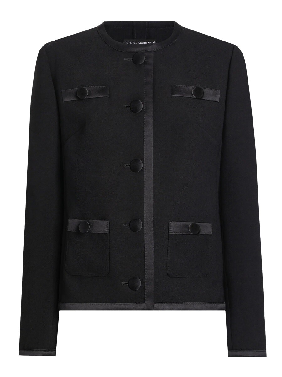 ドルチェ\u0026ガッバーナ DOLCE\u0026GABBANA 背広上衣 背広 上衣 レディース 黒いこと Suit Jackets 370445 関税 貨物輸送無料 2025AW el
