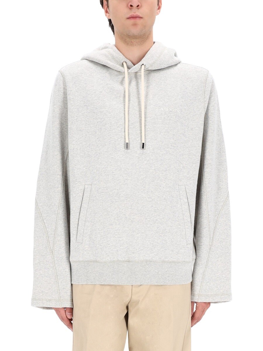 ランバン LANVIN トレイナー 調教師 メンズ 薄墨色 Sweatshirts 370673 関税 貨物輸送無料 2025AW el