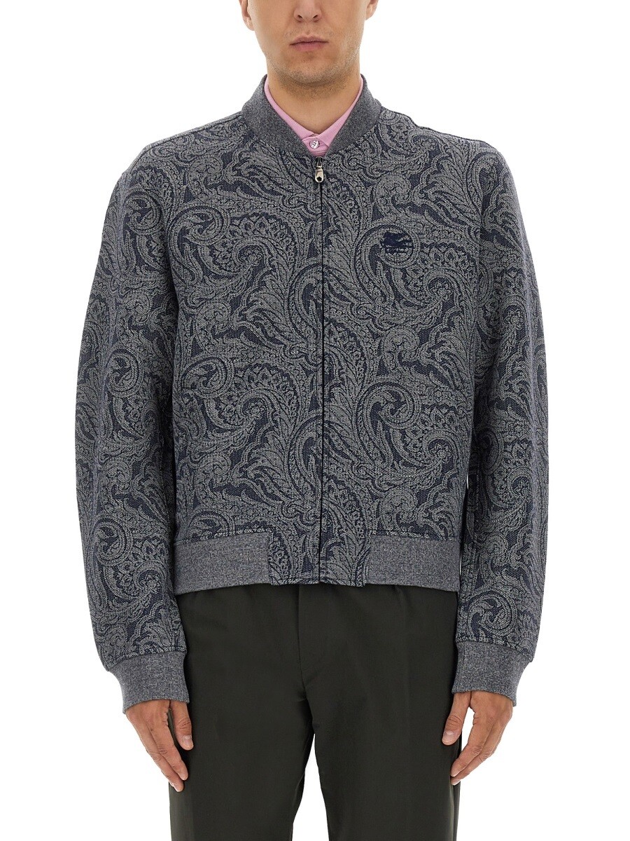 エトロ ETRO トレイナー 調教師 メンズ 薄墨色 Sweatshirts 372871 関税 貨物輸送無料 2025AW el