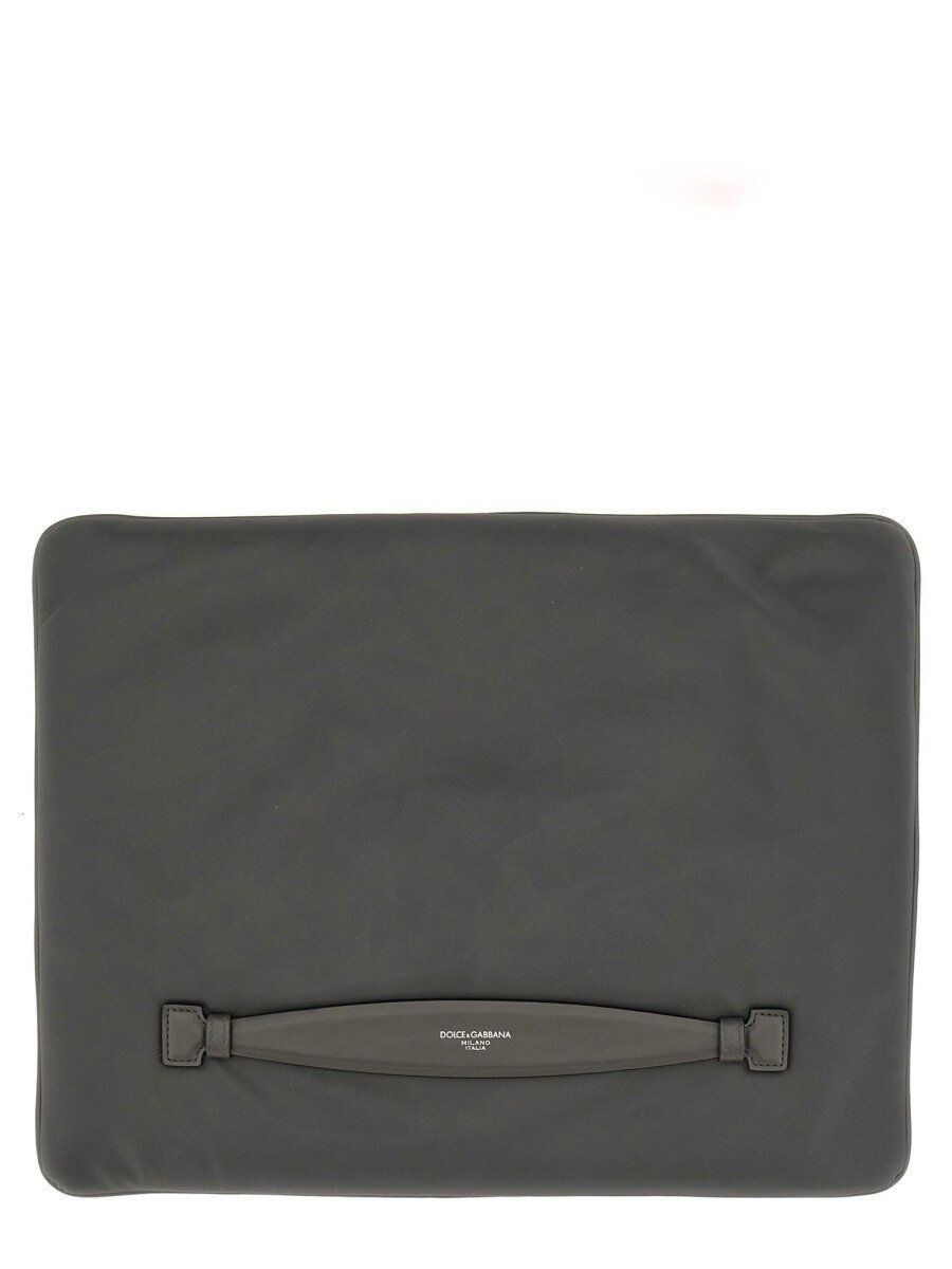 ドルチェ\u0026ガッバーナ DOLCE\u0026GABBANA クラッチペダル御徒面子 メンズ 薄墨色 Clutch and Wristlets Bags 372664 関税 貨物輸送無料 2025AW el