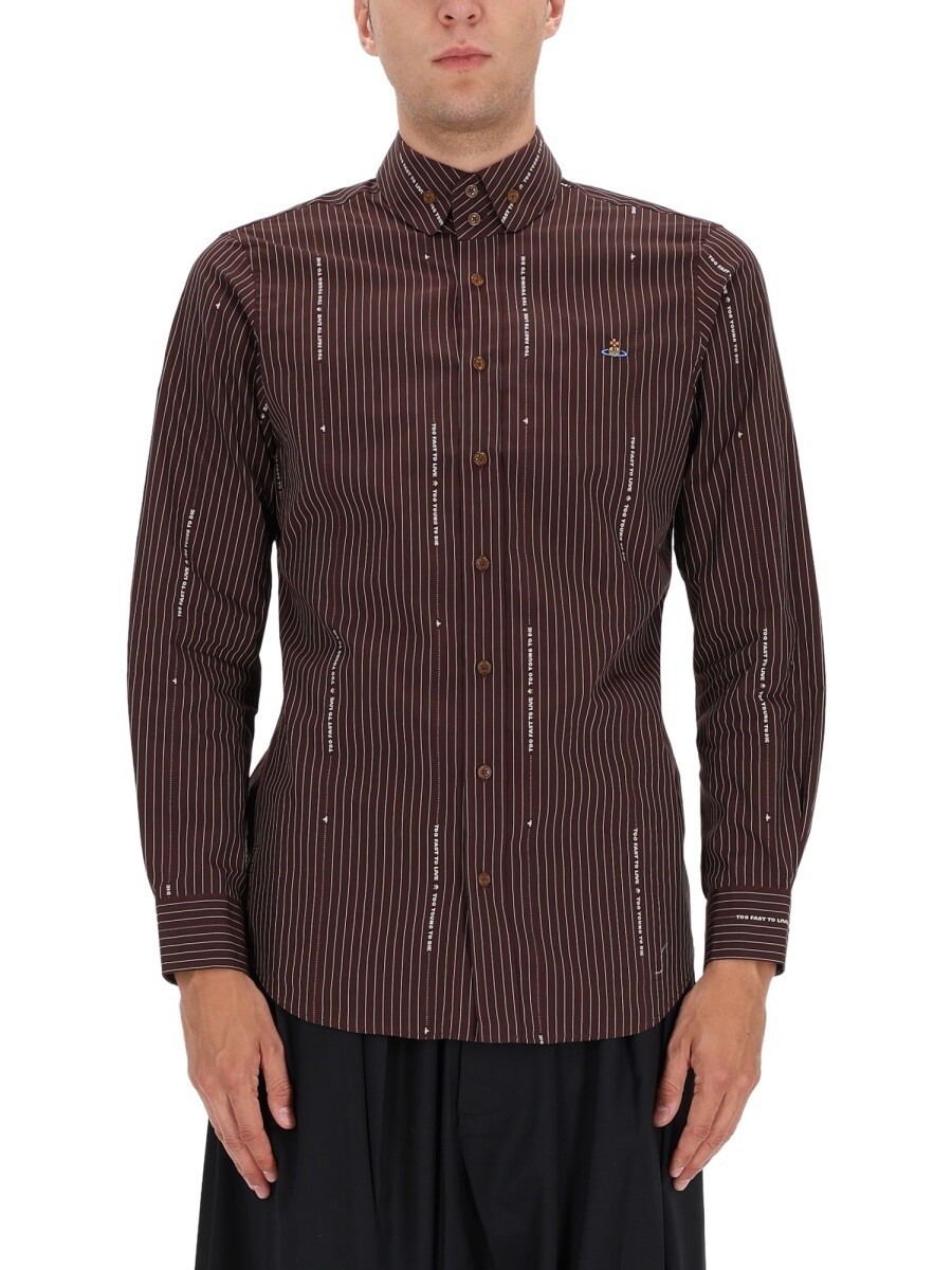 ヴィヴィアンウエストウッド VIVIENNE WESTWOOD シャツ メンズ レッド Shirts 373826 関税 送料無料 2025AW el｜BRANDSHOP「il Tesoro」