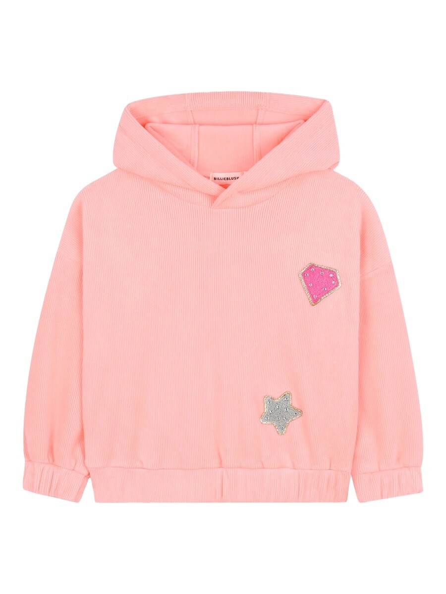 ビリー毛はらい BILLIEBLUSH クルーネックスウェットシャツ 調教師 ガールズ サクラ色 Crew neck sweatshirts 372681 関税 貨物輸送無料 2025AW el
