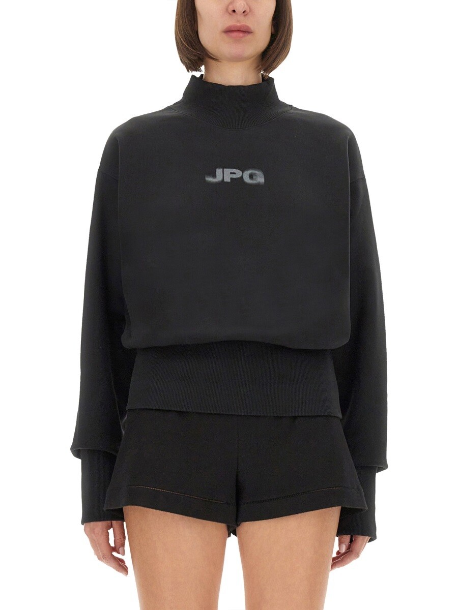 ジャンポール・ゴルチエ JEAN PAUL GAULTIER トレーナー レディース ブラック Sweatshirts 373216 関税 送料無料 2025AW el｜BRANDSHOP「il Tesoro」