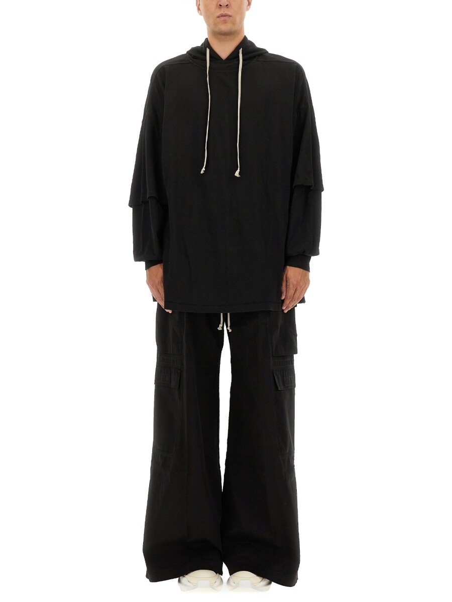 リック・オウエンス・ダークシャドウ RICK OWENS DRKSHDW トレイナー 調教師 メンズ 黒いこと Sweatshirts 372889 関税 貨物輸送無料 2025AW el