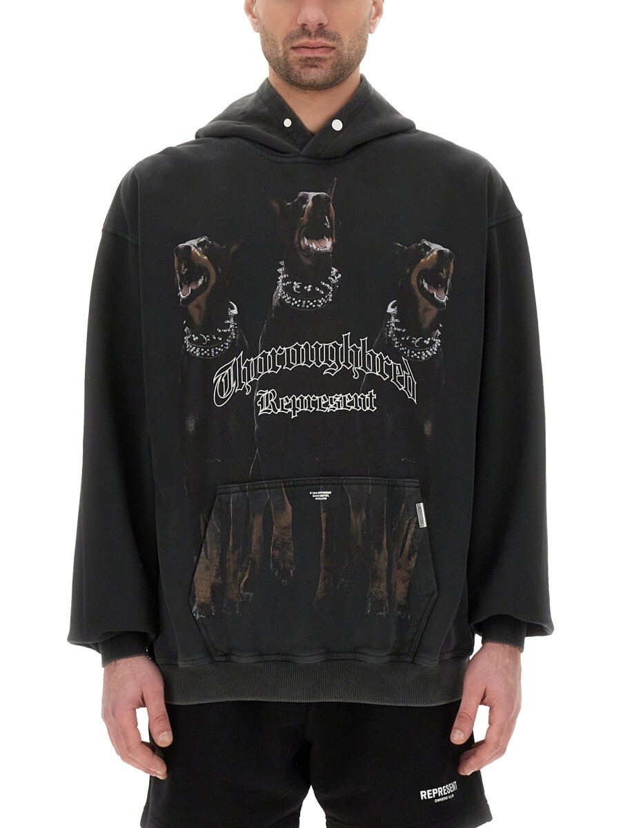 リプレゼント REPRESENT トレーナー 調教師 メンズ 黒いこと Sweatshirts 402582 関税 貨物輸送無料 2026SS el