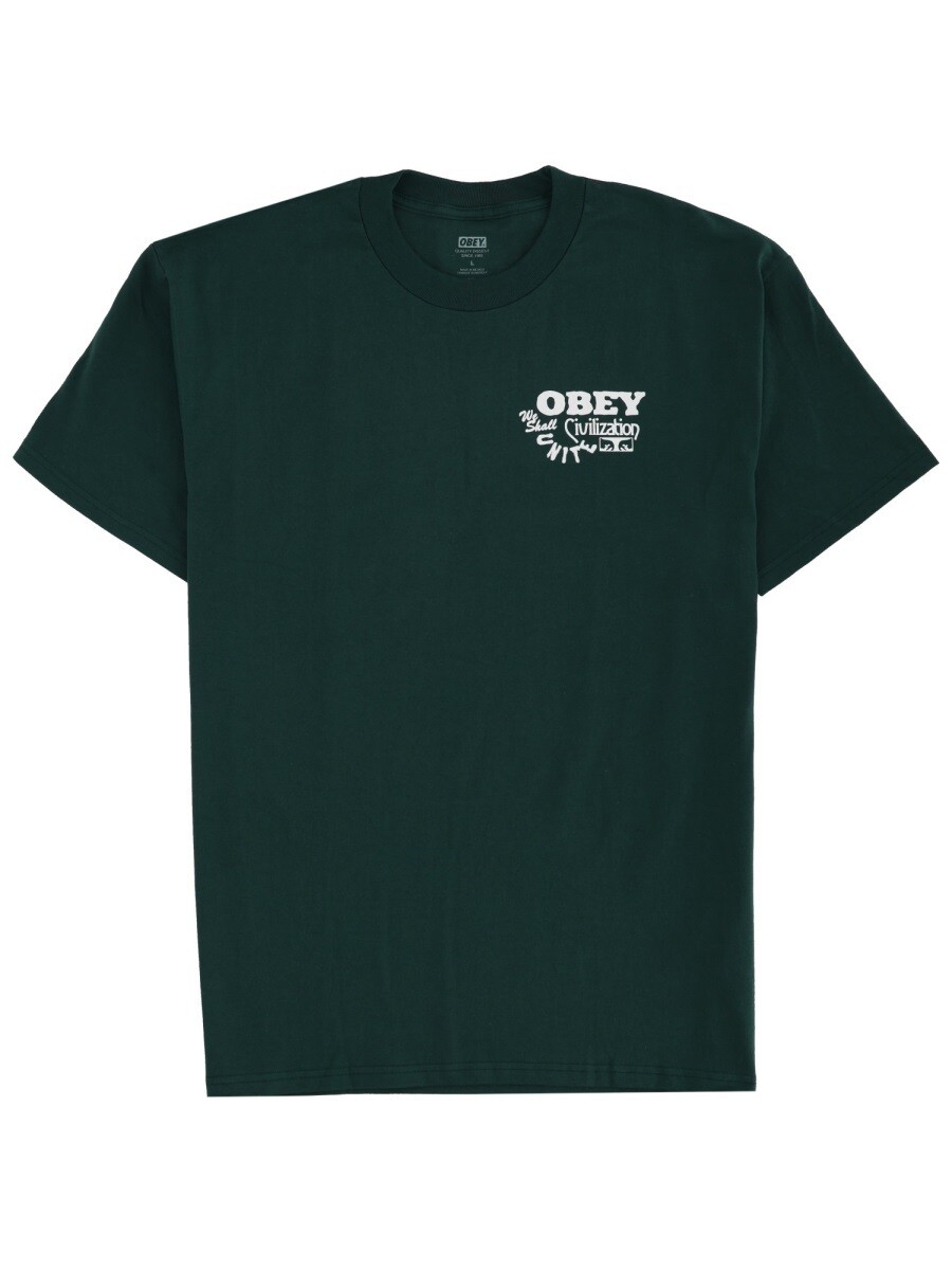 オベイ OBEY ティーシャツ メンズ 緑であること T-shirts 375418 関税 貨物輸送無料 2025AW el メンズファッション-トップス-Tシャツ・カットソー