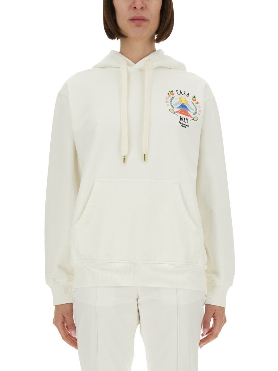 カサブランカ CASABLANCA トレーナー レディース Sweatshirts 374834 関税 送料無料 2025AW el｜BRANDSHOP「il Tesoro」