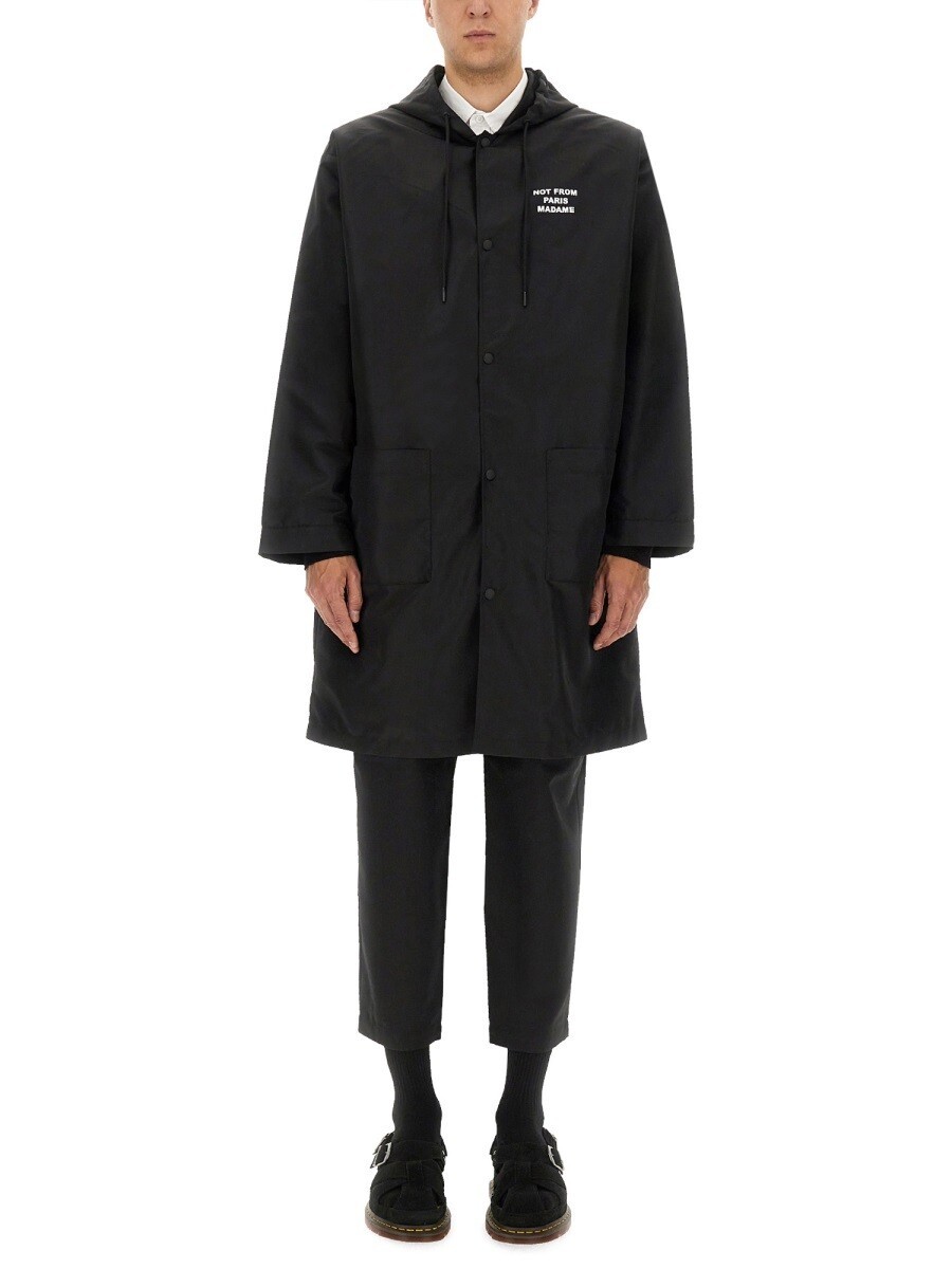 ドロール ド ムッシュ DROLE DE MONSIEUR トレンチ 厚地の外套 メンズ 黒いこと Coats and Trench 374495 関税 貨物輸送無料 2025AW el